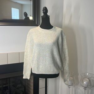 NWT BP. Cream with pastels sweater!